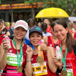 VICO FRESH ĐỒNG HÀNH CÙNG CÁC VẬN ĐỘNG VIÊN GIẢI MARATHON QUỐC TẾ THÀNH PHỐ HỒ CHÍ MINH TECHCOMBANK MÙA THỨ 6 BỨT PHÁ GIỚI HẠN BẢN THÂN Ở MỌI CỰ LY