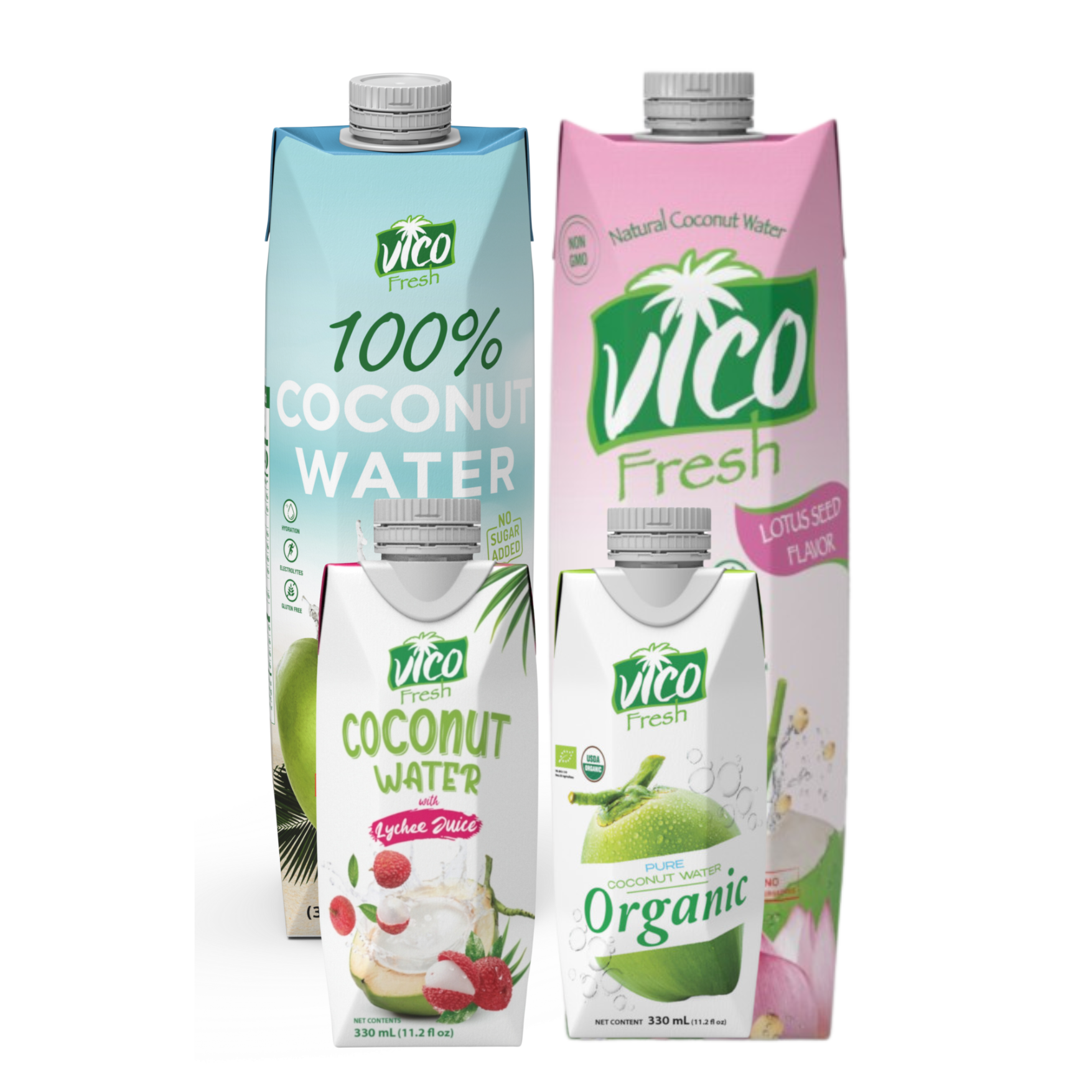 UHT Coconut Water VICO FRESH ACP